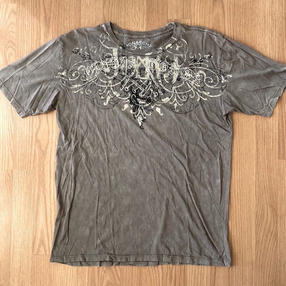 ❤️ Monarchy Los Angeles Distressed Tee Graphic Size XL